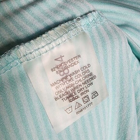 Soybu Dress Womens Size XL Blue Striped Sleeveless Activewear Pullover Stretch - Picture 6 of 6